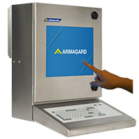 Armoire pour écran tactile en IP65